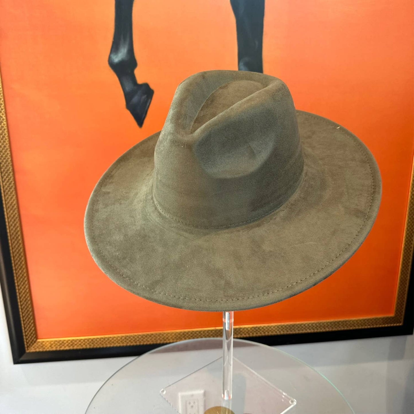 Classic Wide Brim Suede Premium Hat