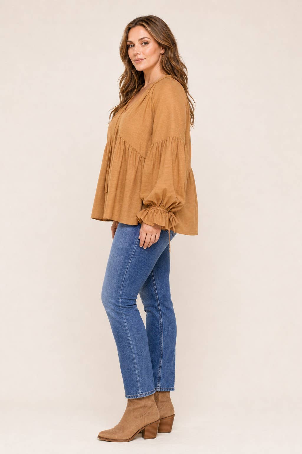 Curvy Babydoll Blouse