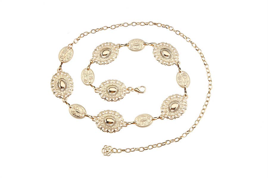 Solid Concho Belt