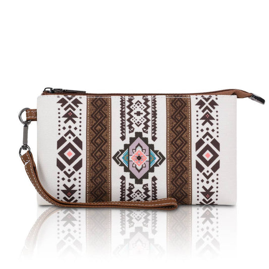 Aztec Coin Purse: White