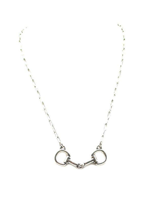 Horse Snaffle Bit Pendant Necklace