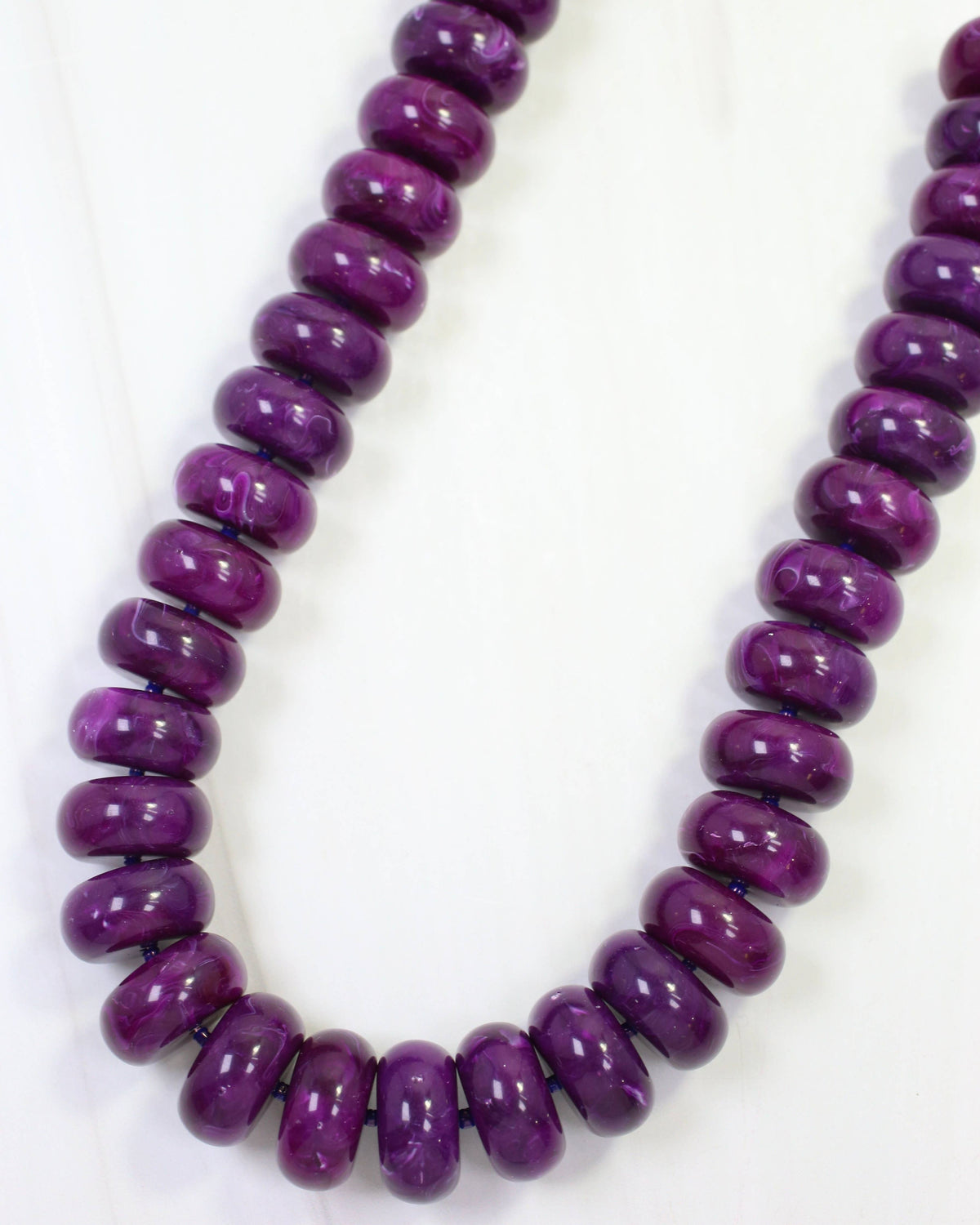Pipestone Marble Beaded Necklace