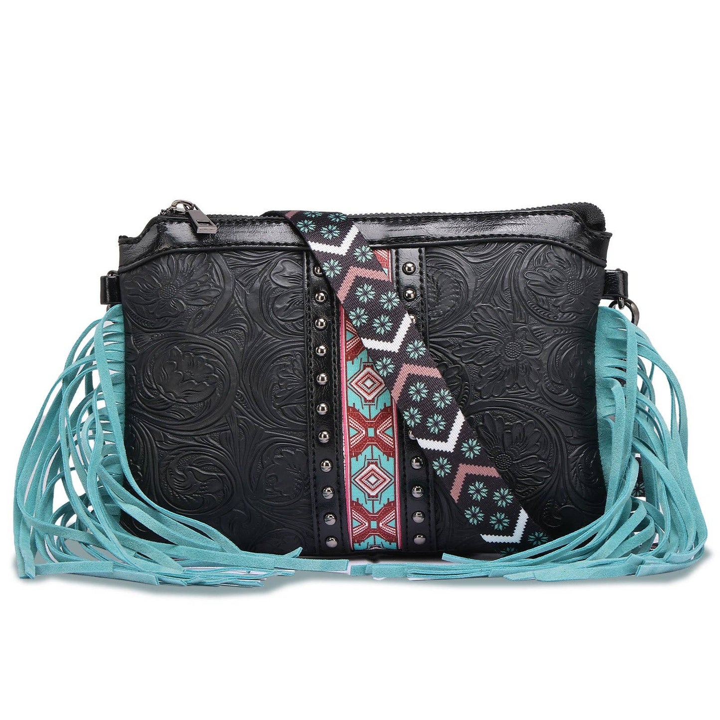 Black Western Shoulder Bag