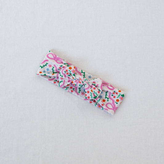 Bamboo Bow Headband: Bows in the Meadow