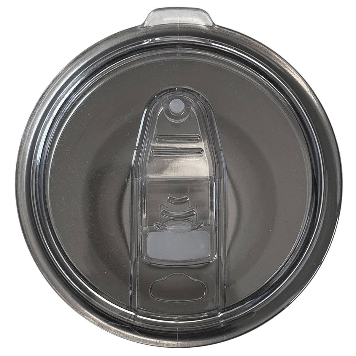 30 oz Stainless Steel Tumbler Painted Stripe Camo: Grey/Orange Camo