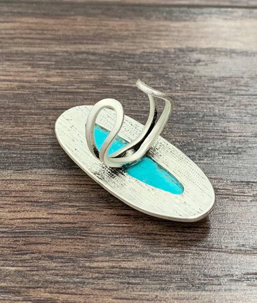 Irregular Turquoise Ring