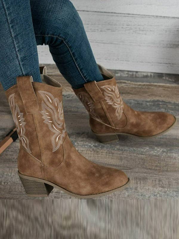Embroidered Cowgirl Boots