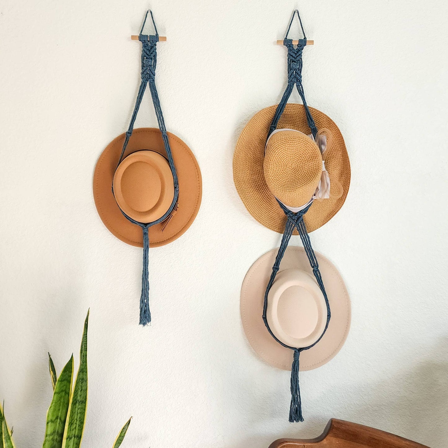 Macrame Hat Hanger