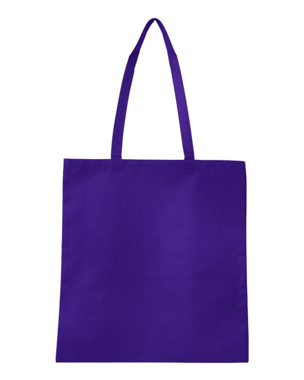 Q-Tees Q126300 Non-Woven Tote Bag: Natural