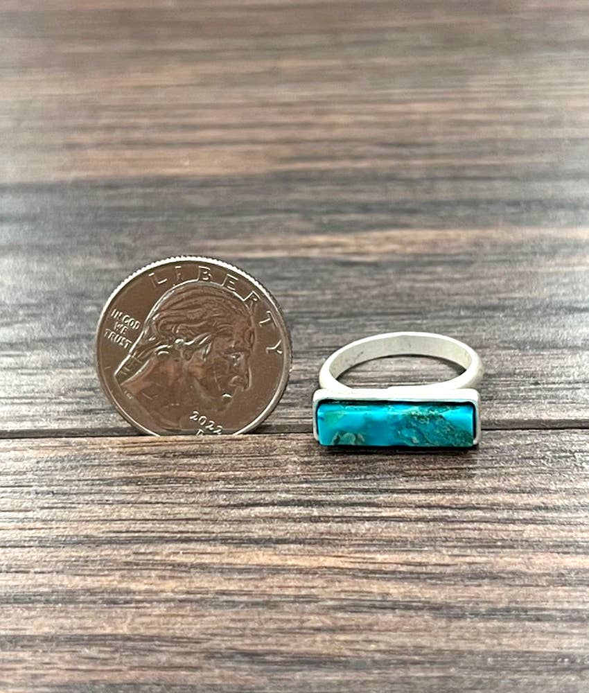 Bar Gemstone Ring