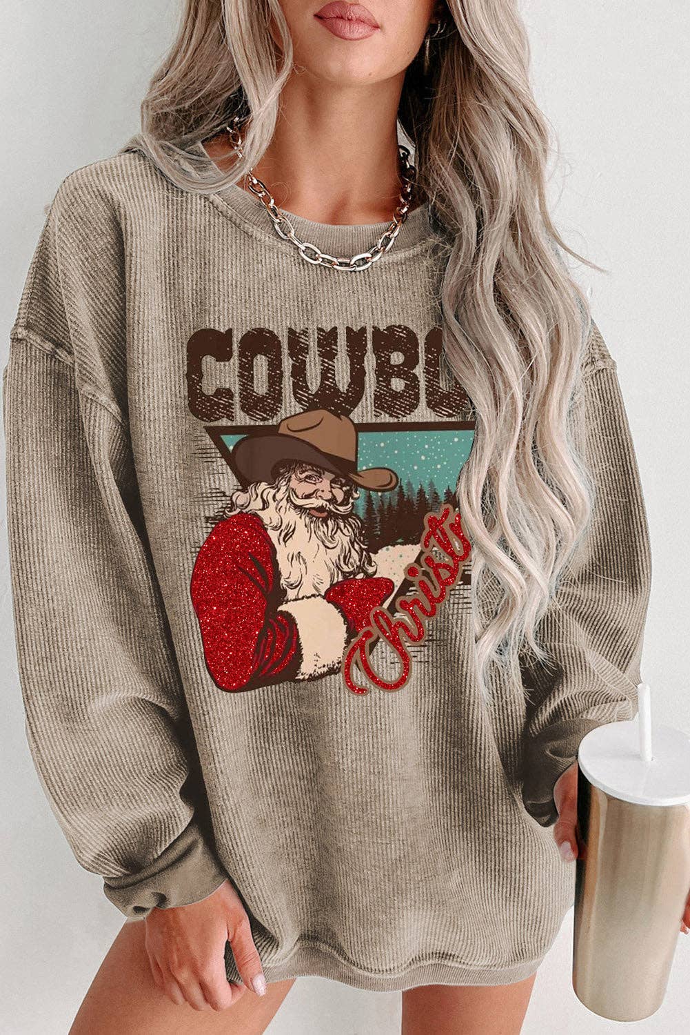 Christmas Cowboy Crewneck