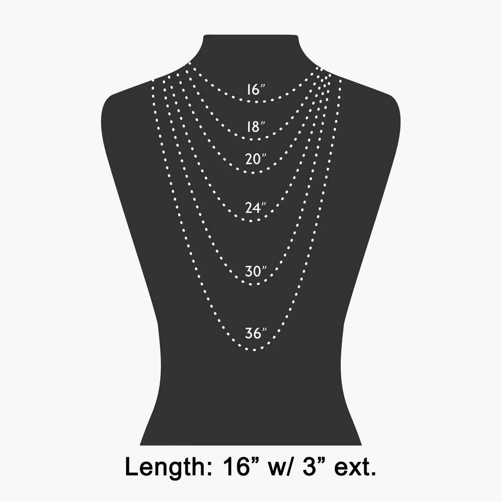Chunky Rondelle Bead Necklace