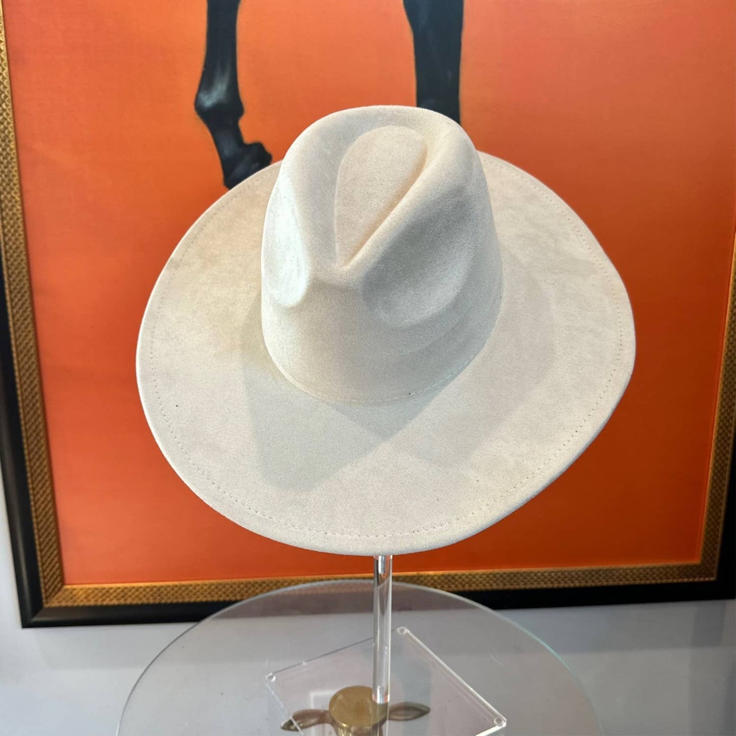 Classic Wide Brim Suede Premium Hat