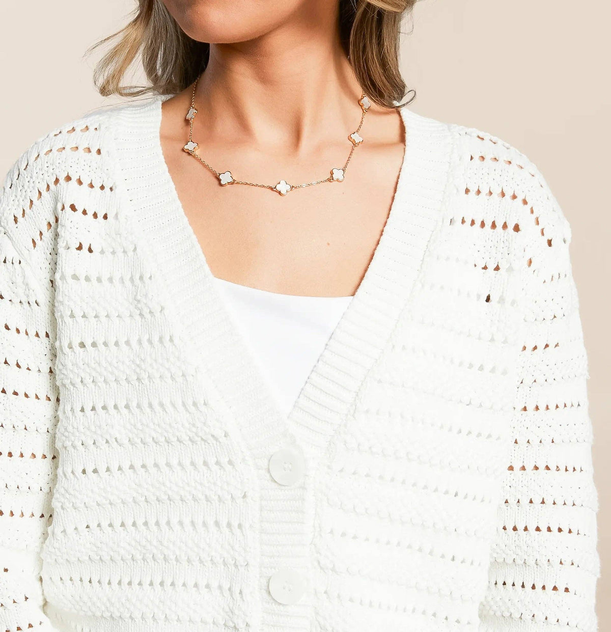 Crochet Knit Cardigan