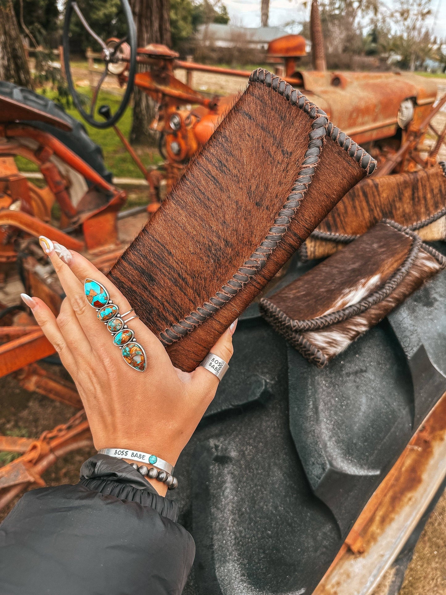 The Hazy Elva Wallet (Brown Leather) a Haute Southern Hyde B