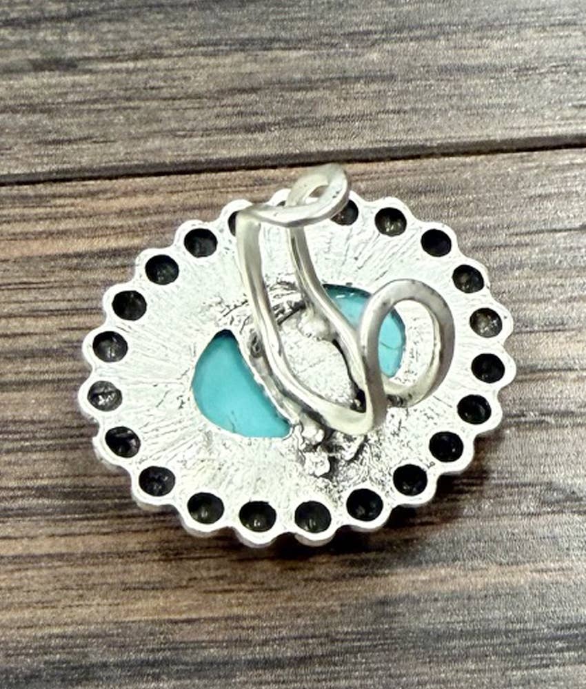Round Turquoise Ring