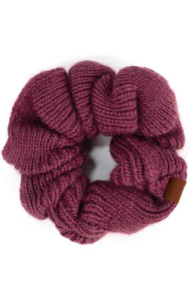 Coco Berry Knit Scrunchies