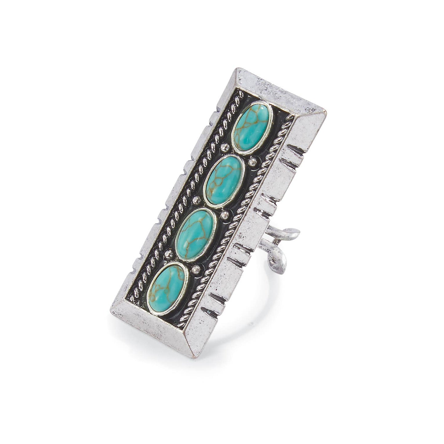 Western Bar Cuff Ring
