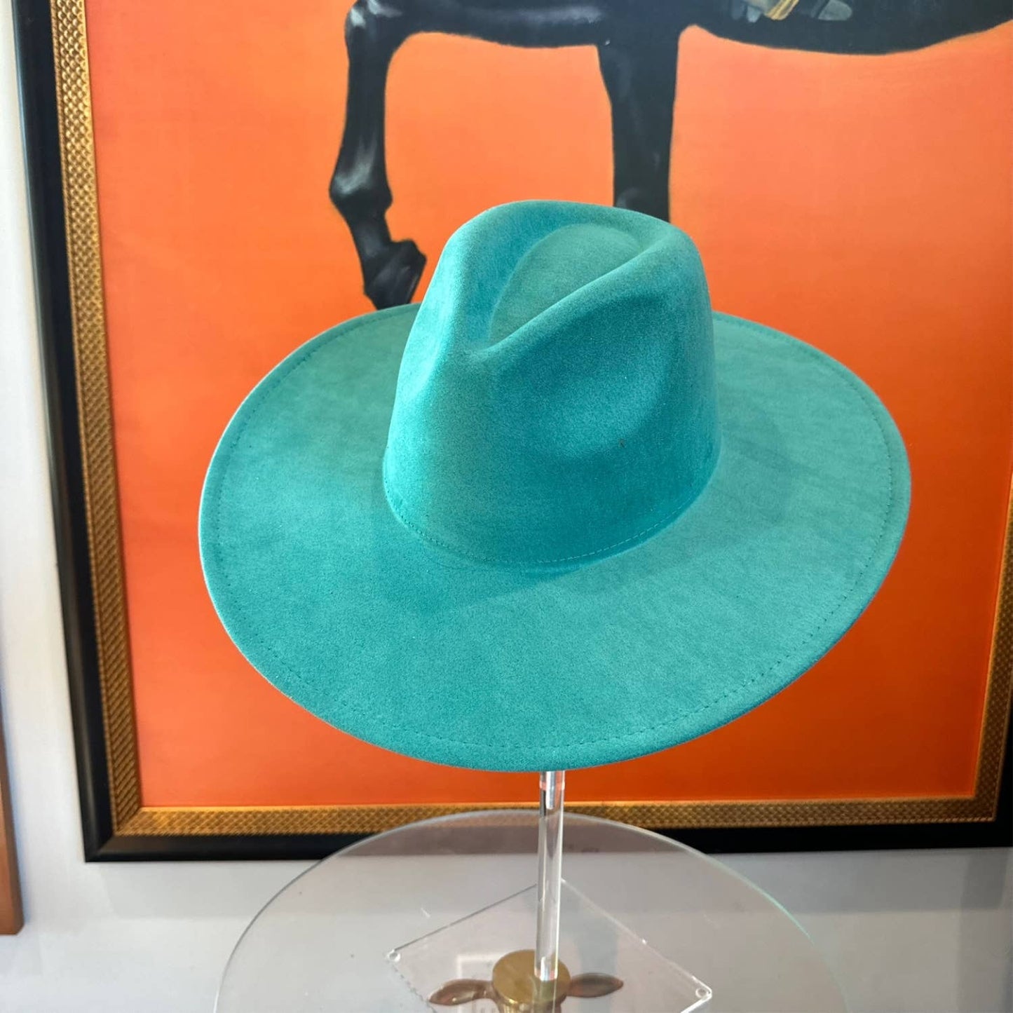 Classic Wide Brim Suede Premium Hat