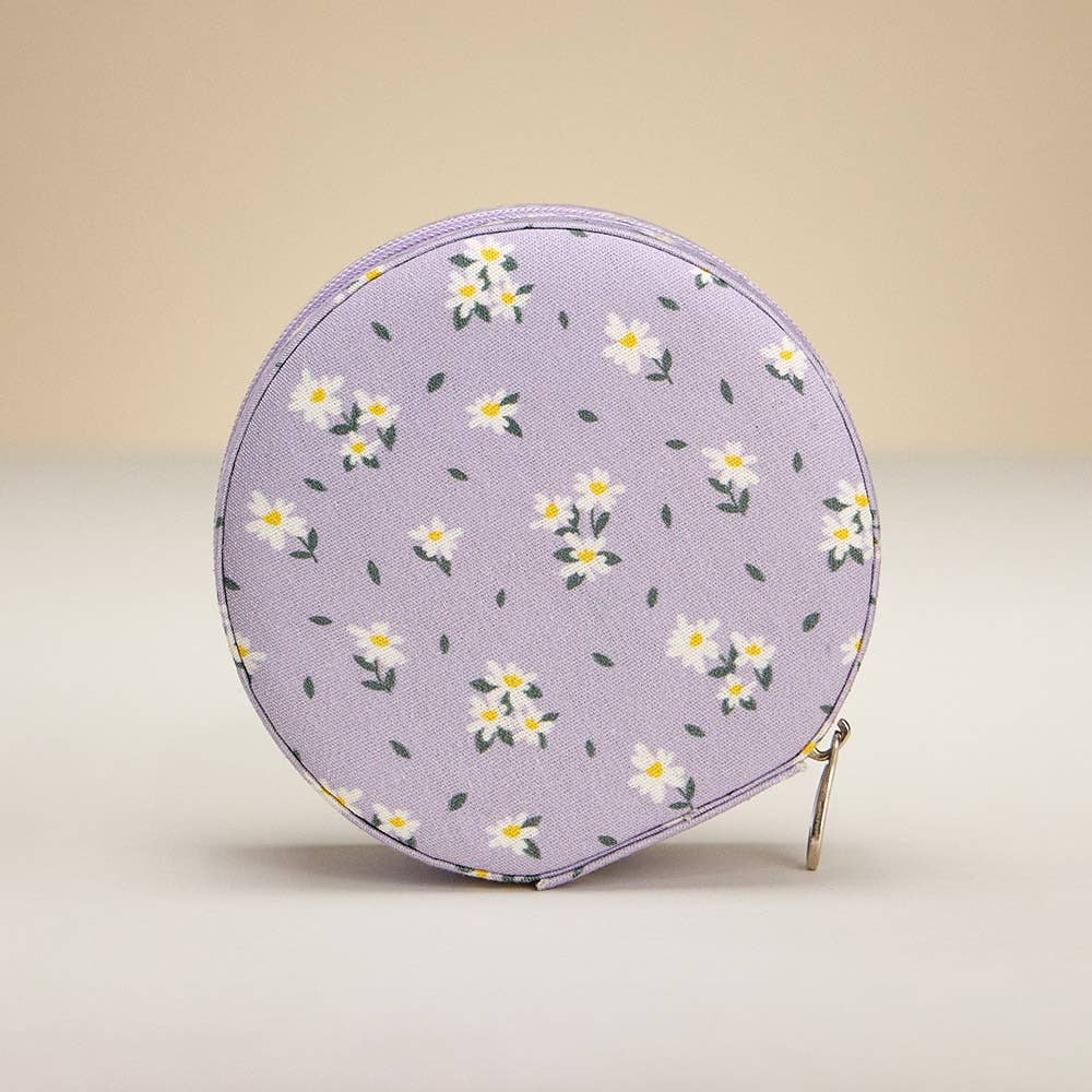Purple Floral Jewelry Box