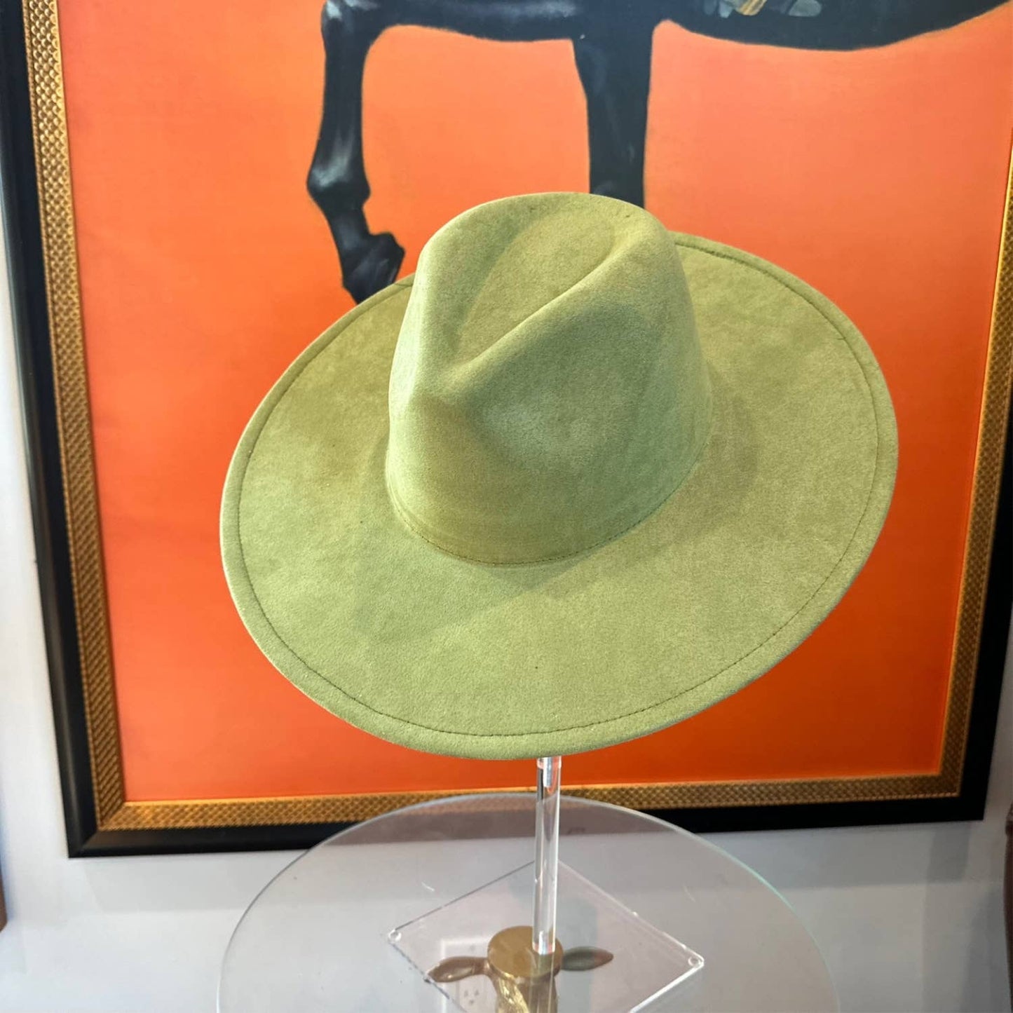 Classic Wide Brim Suede Premium Hat