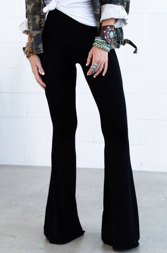 Cher Raw Edge Flare Pant