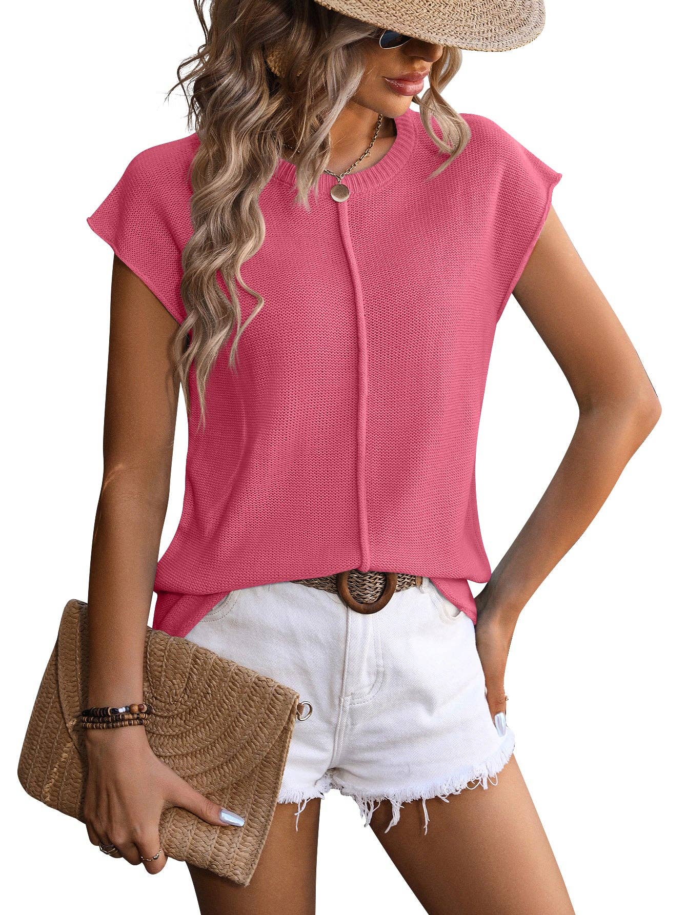Knitted Chunky Needle Casual Sweater
