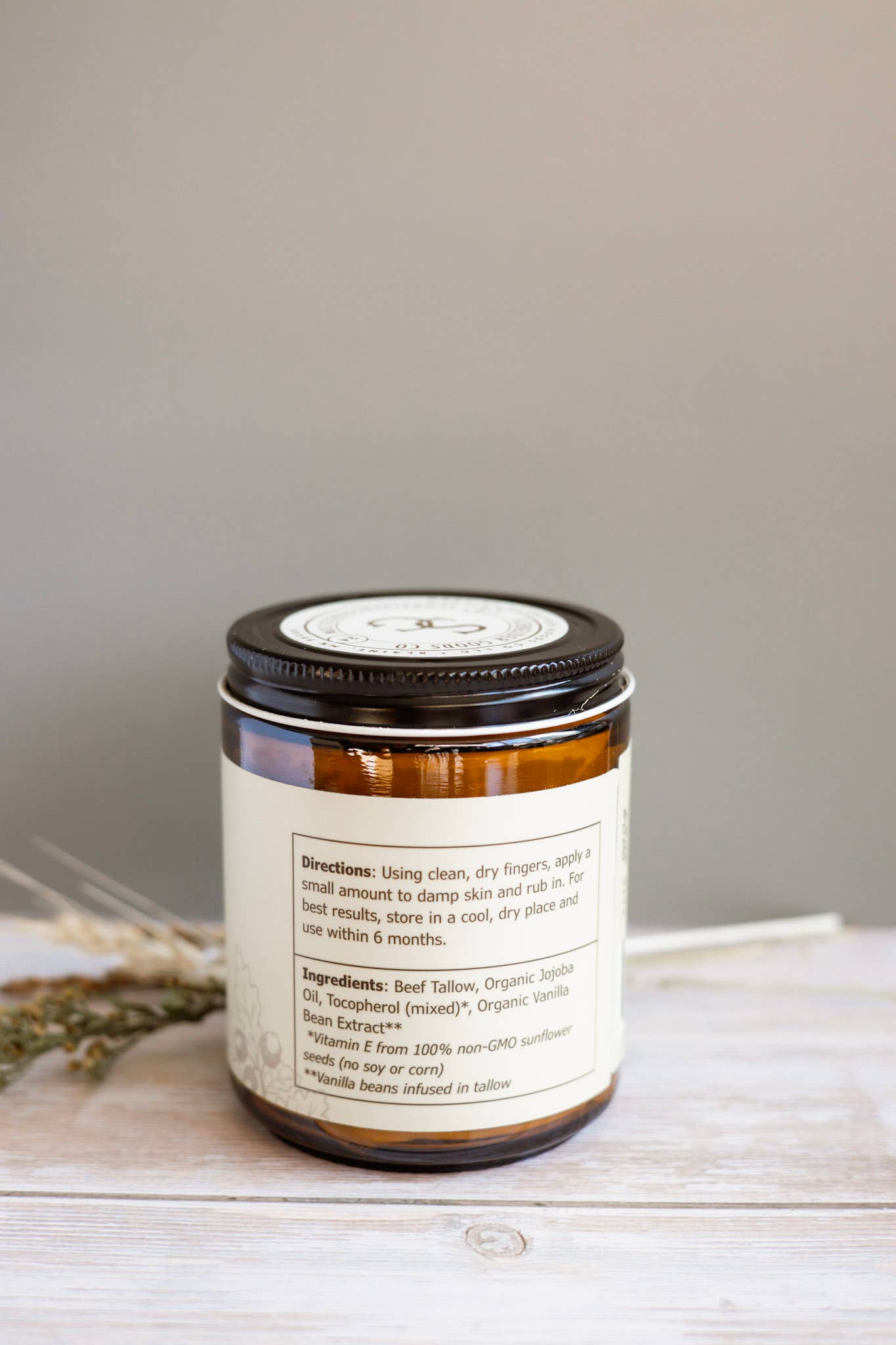 Vanilla Bean Tallow Butter | Whipped Tallow Balm: Small (2 oz volume)