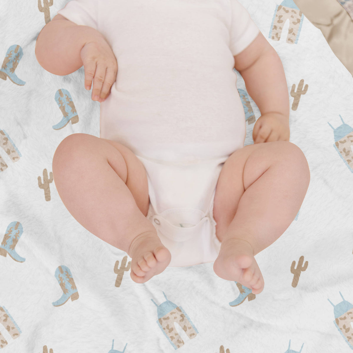 Howdy Partner Reversible Blanket