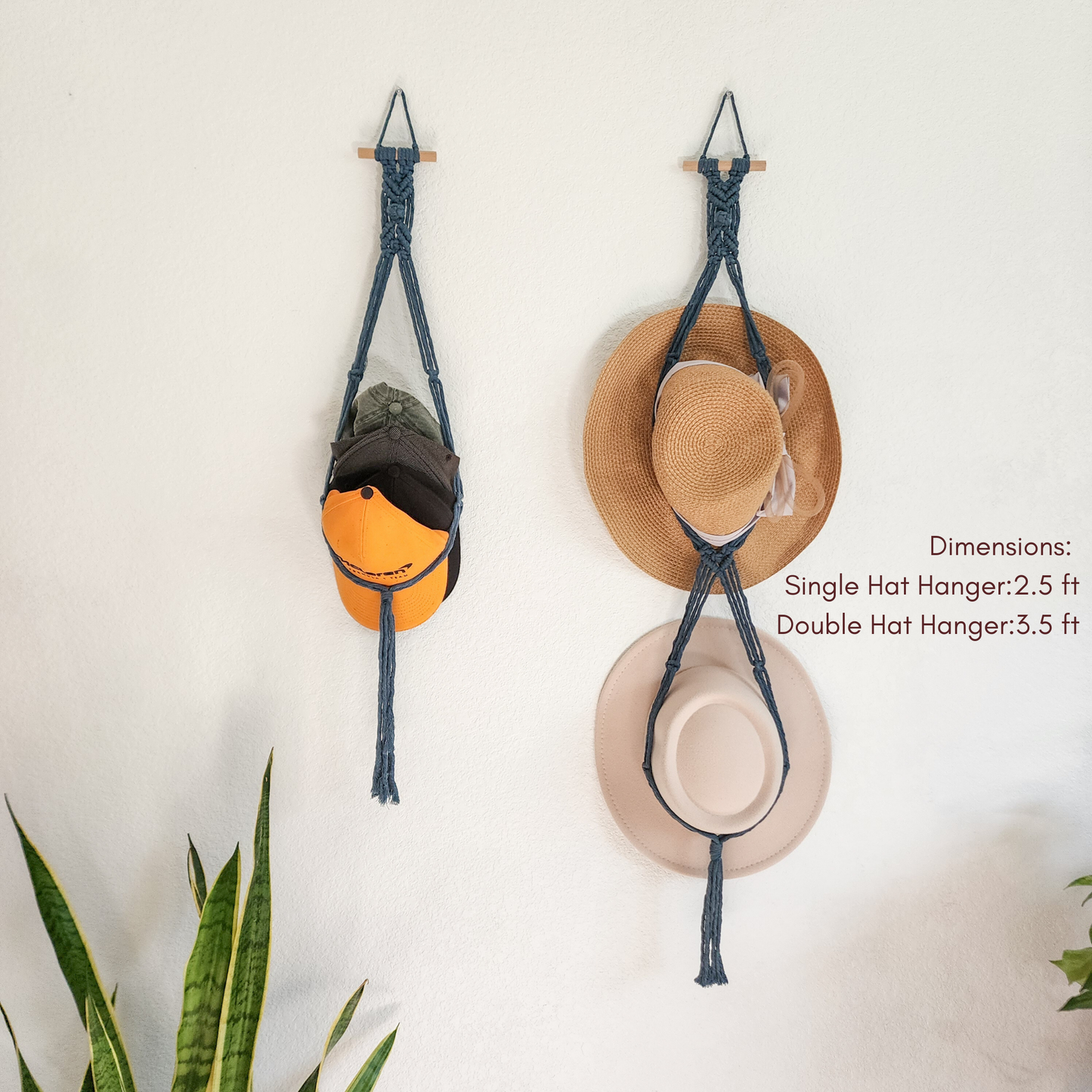 Macrame Hat Hanger