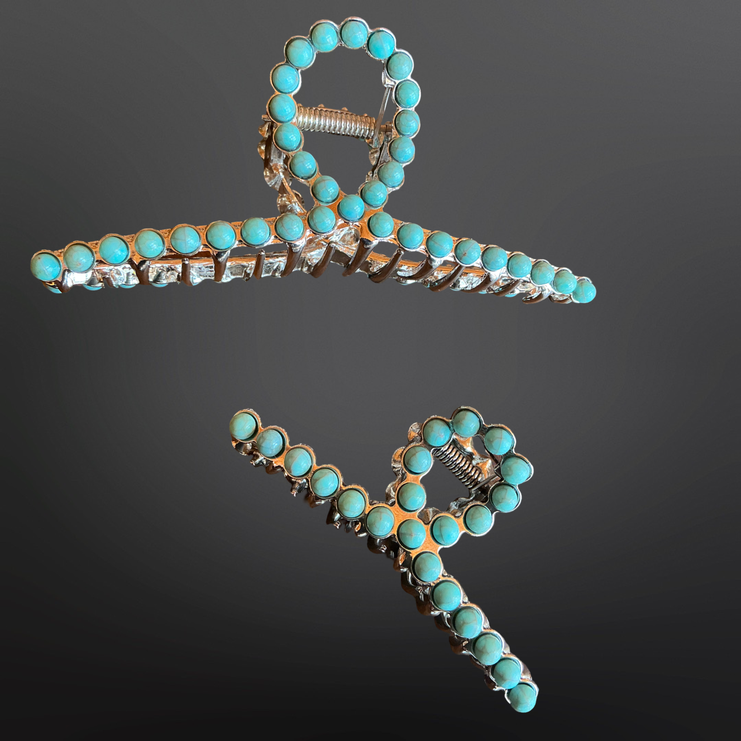 Turquoise Claw Clip