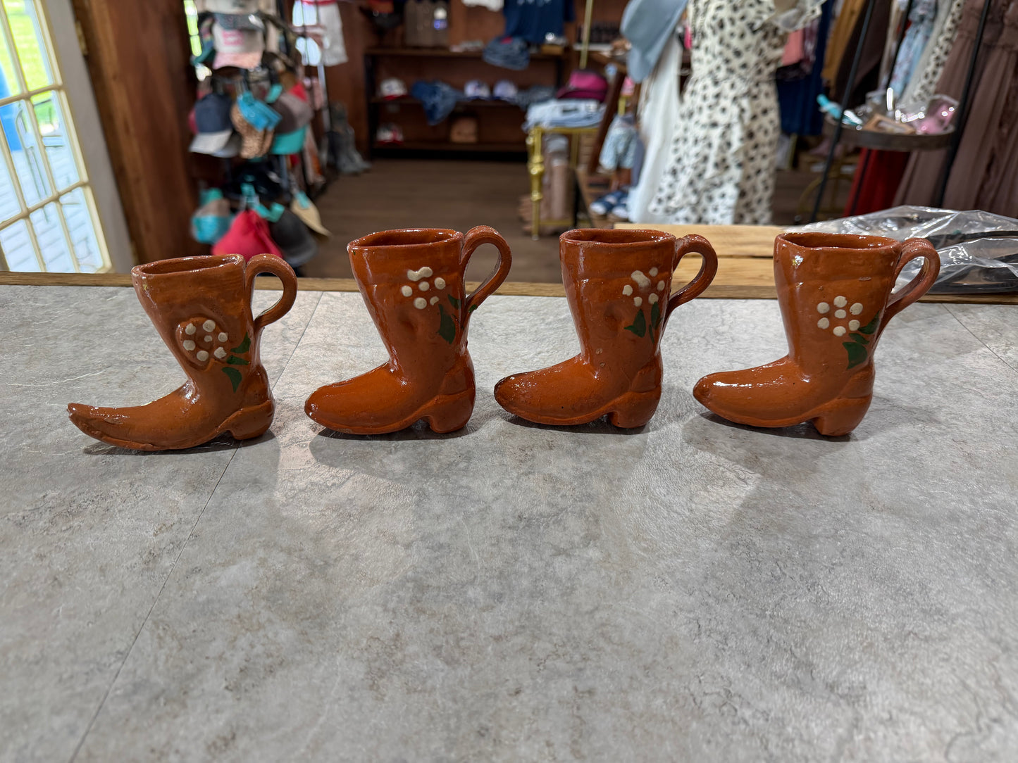 Handcrafted Boot Shot Glasses