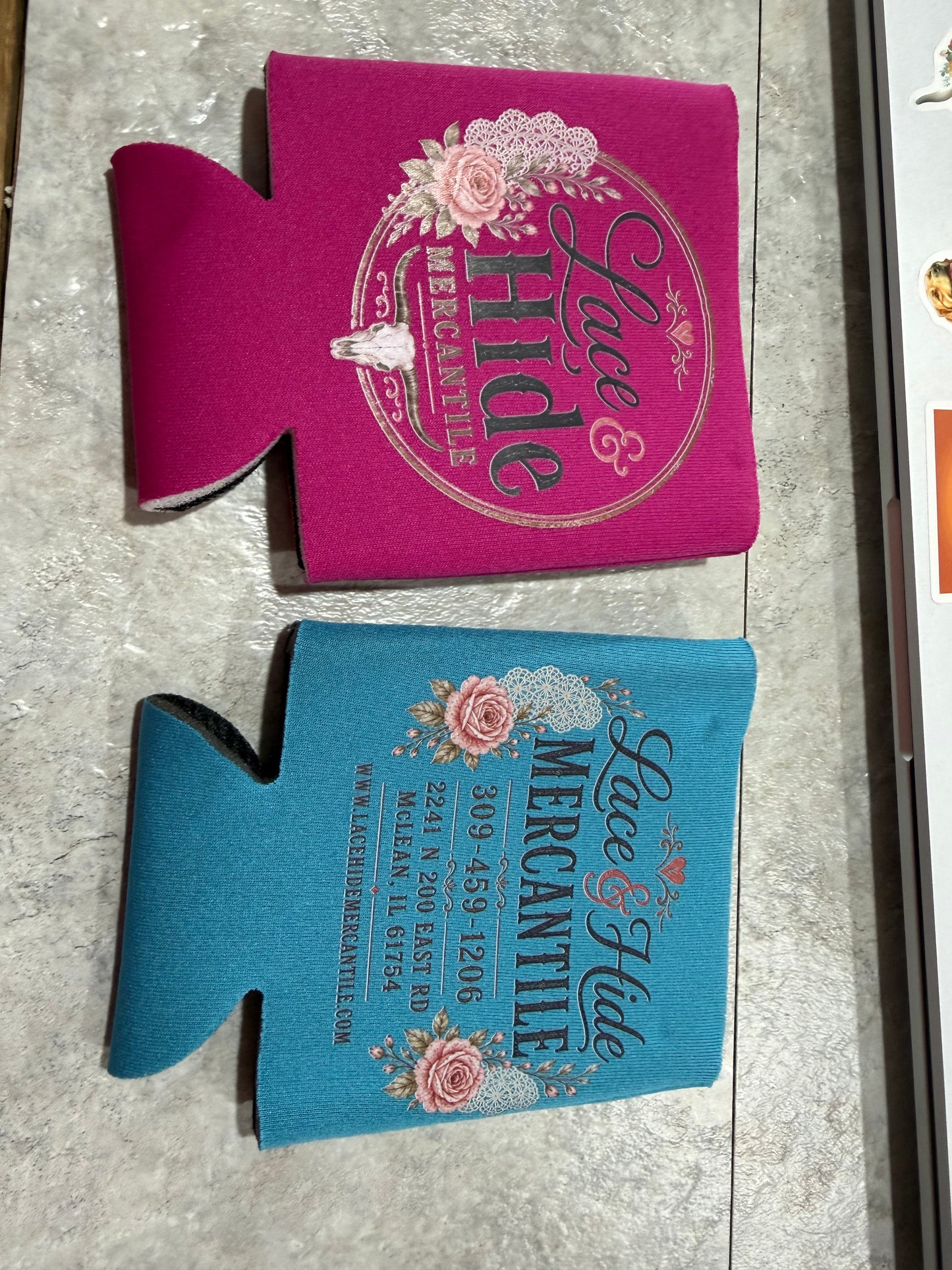 Lace & Hide Can Koozie
