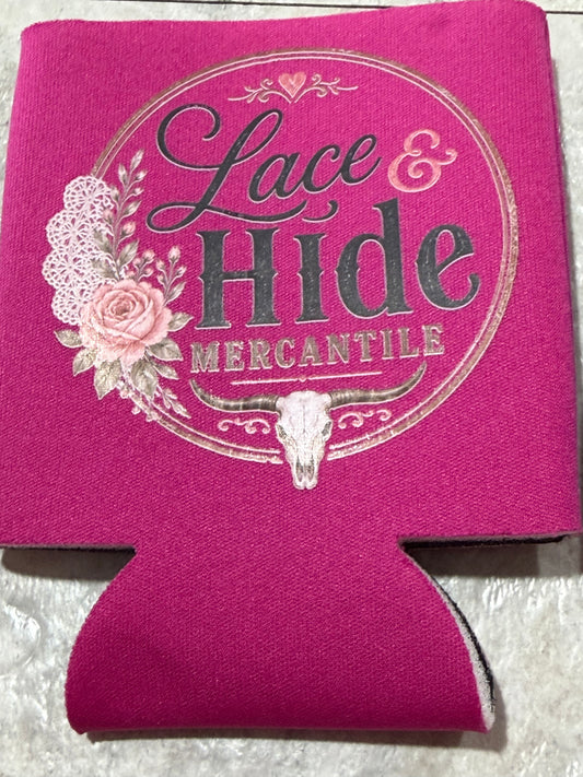 Lace & Hide Can Koozie