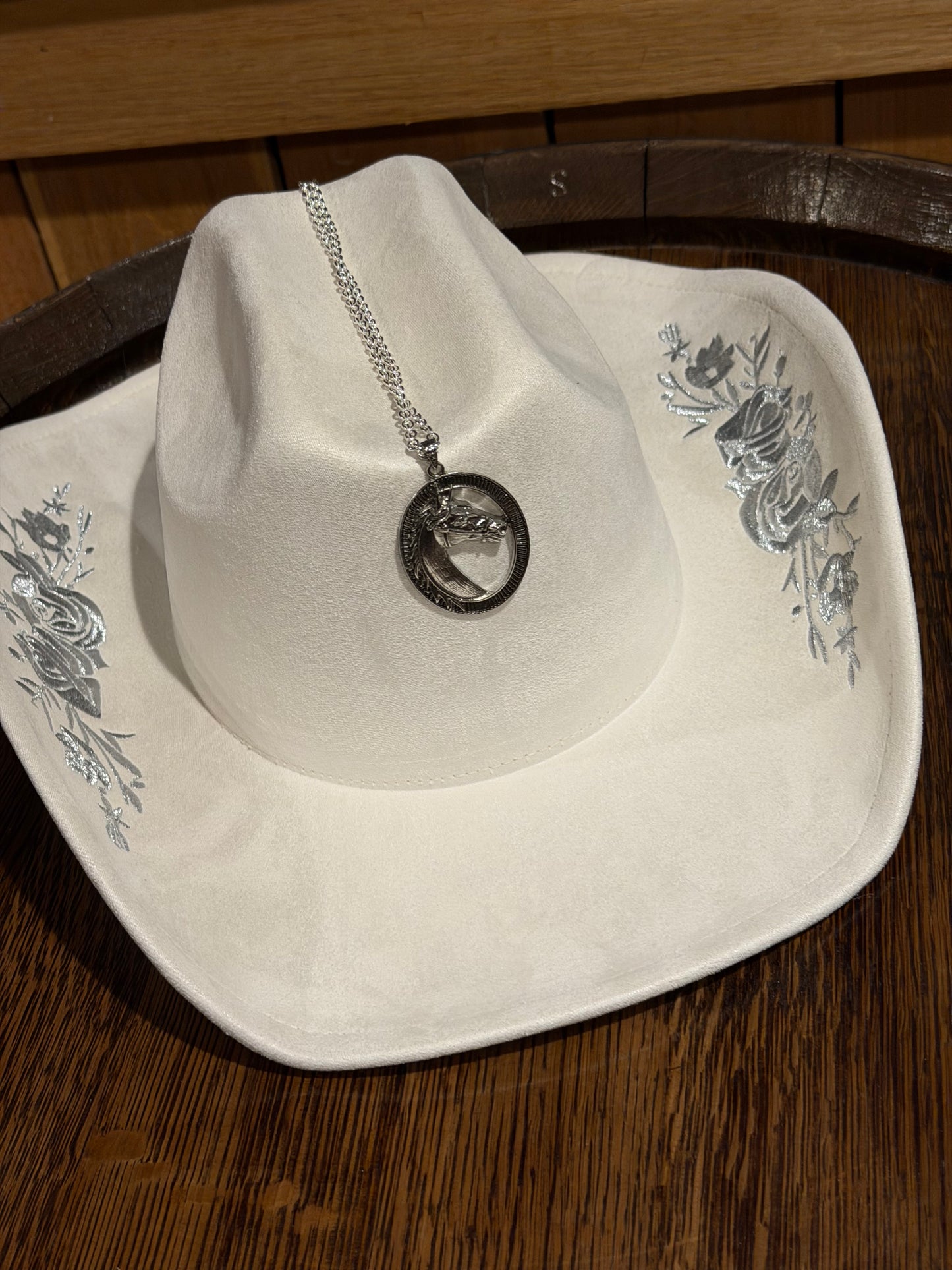 Silver Horse Medallion Necklace
