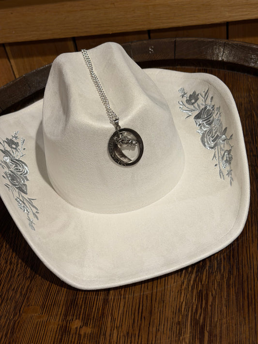 Silver Horse Medallion Necklace