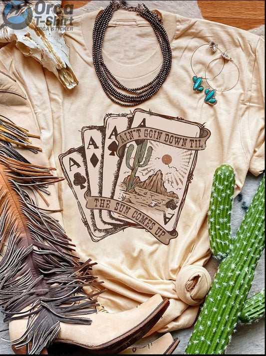 "Ain't goin' down till the sun comes up" Tee