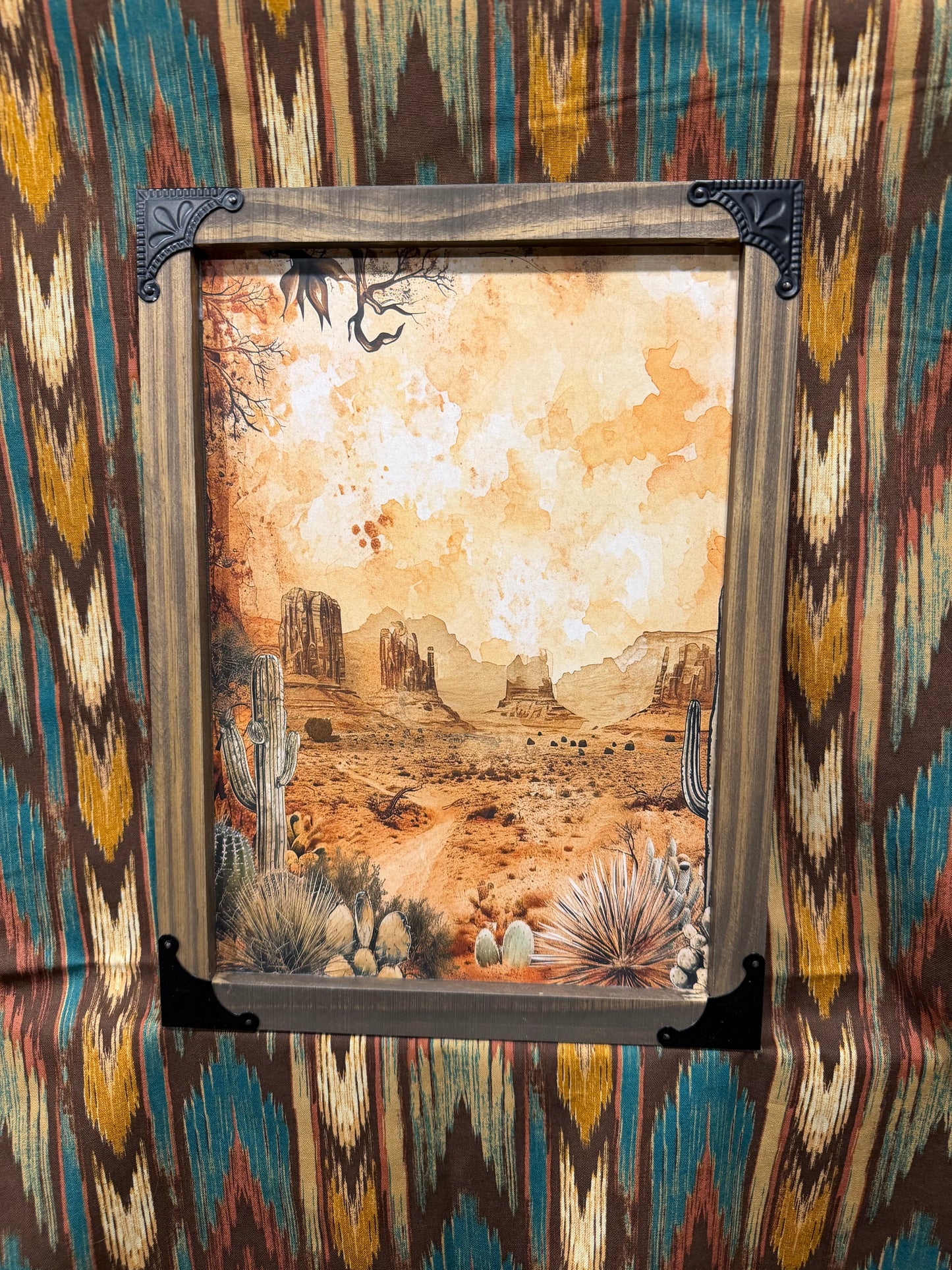 Vintage Desert Frame Art
