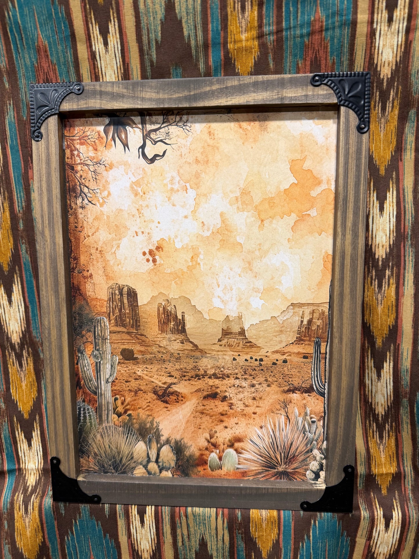 Vintage Desert Frame Art