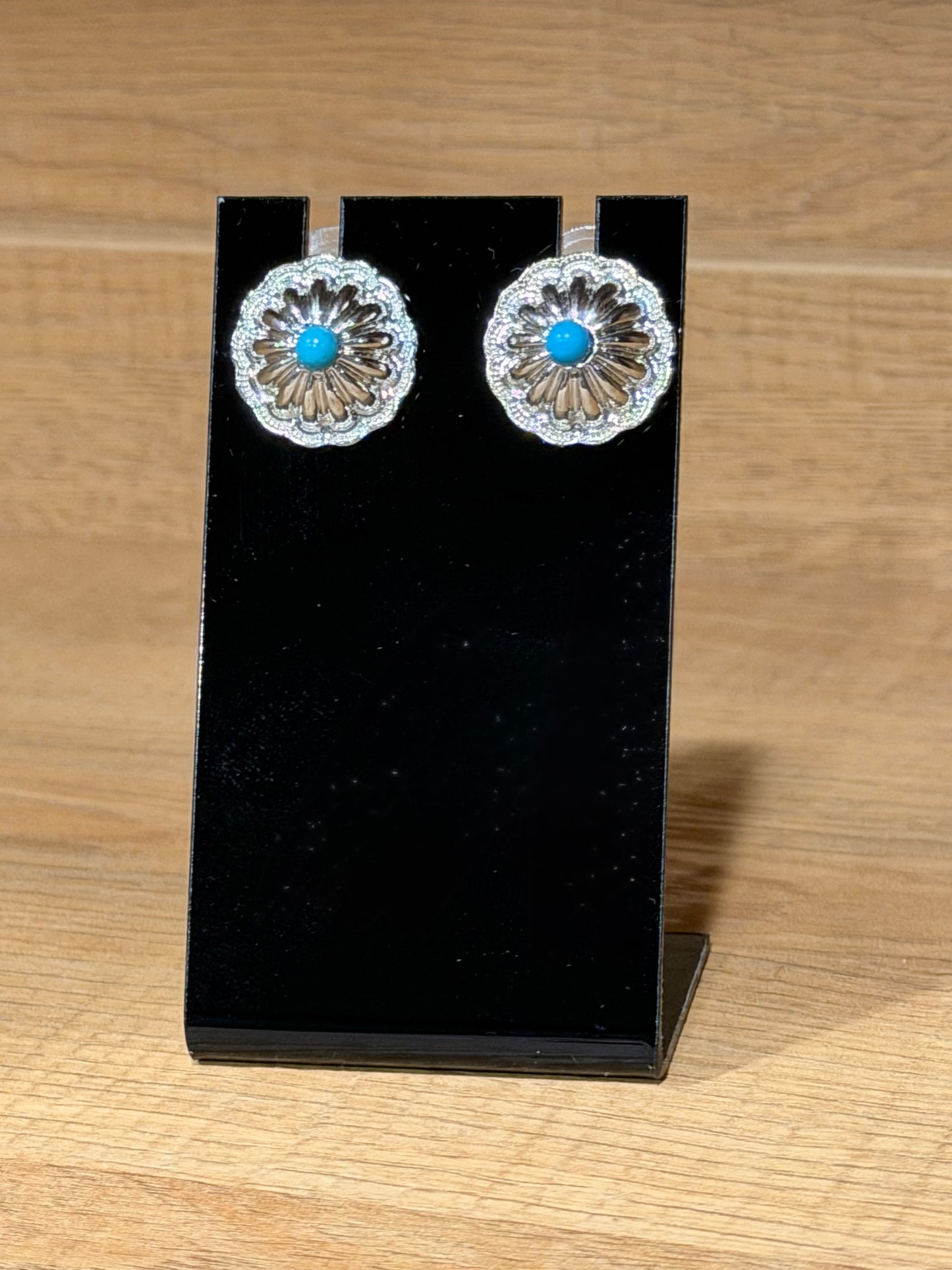 Silver and Turquoise Earrings