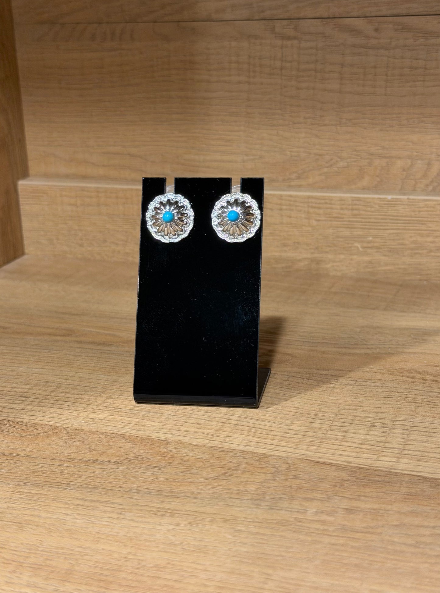 Silver and Turquoise Earrings
