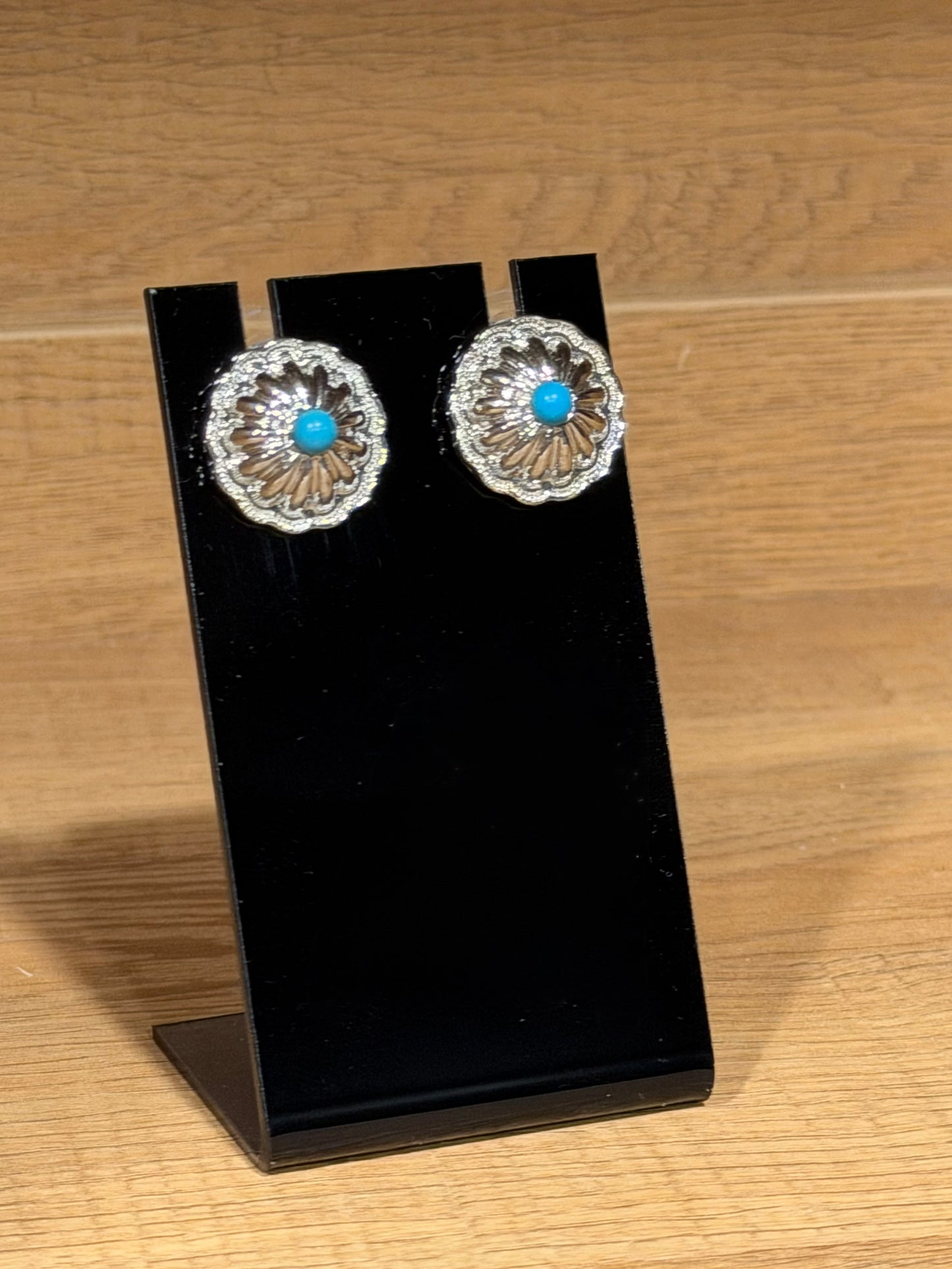 Silver and Turquoise Earrings