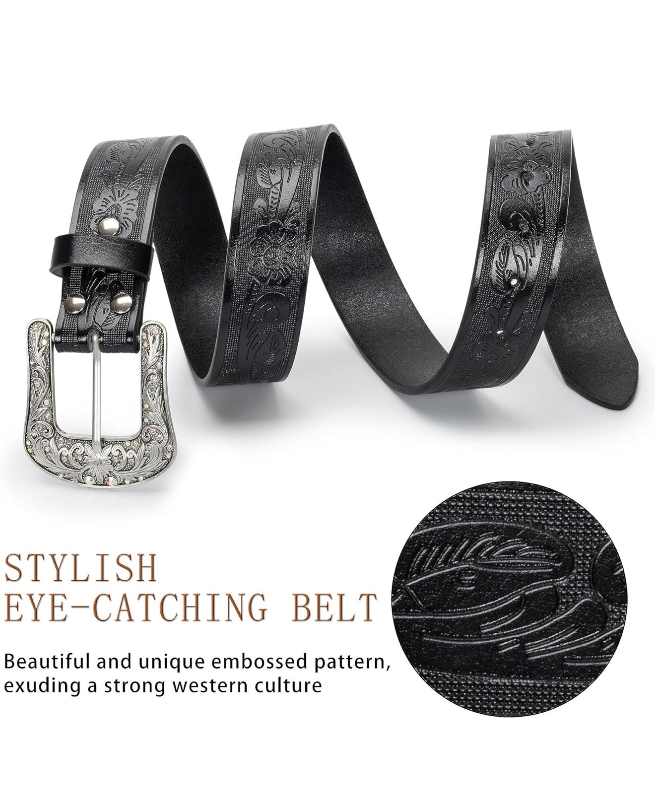 Western Vintage Ebossed Belt