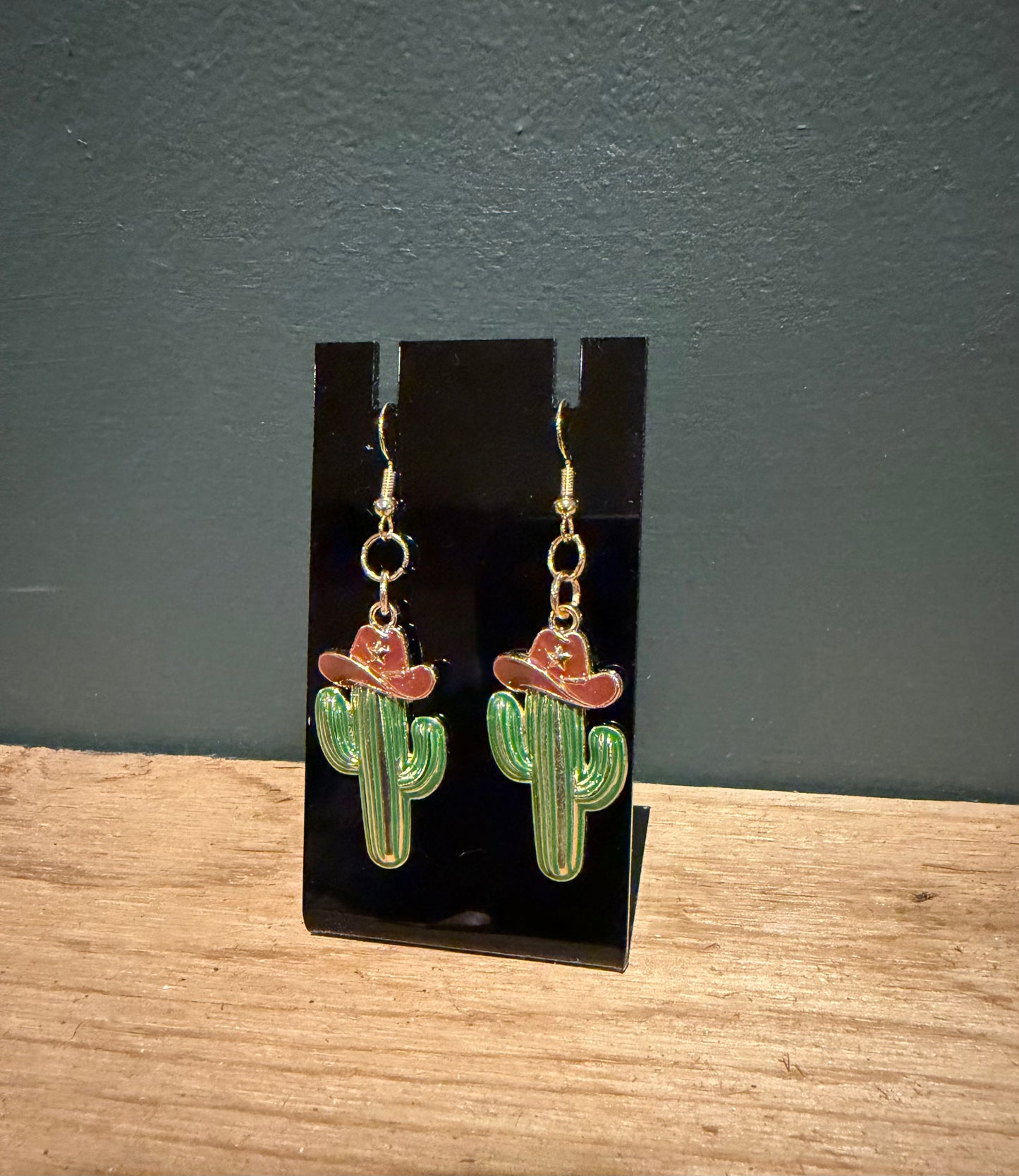 Cowboy Cactus earrings