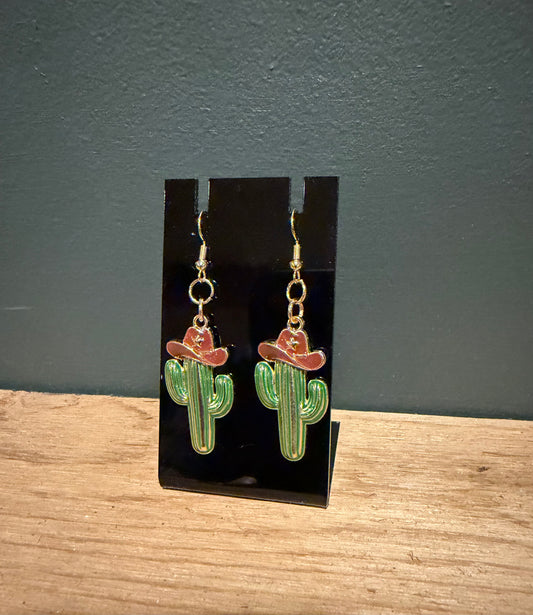 Cowboy Cactus earrings