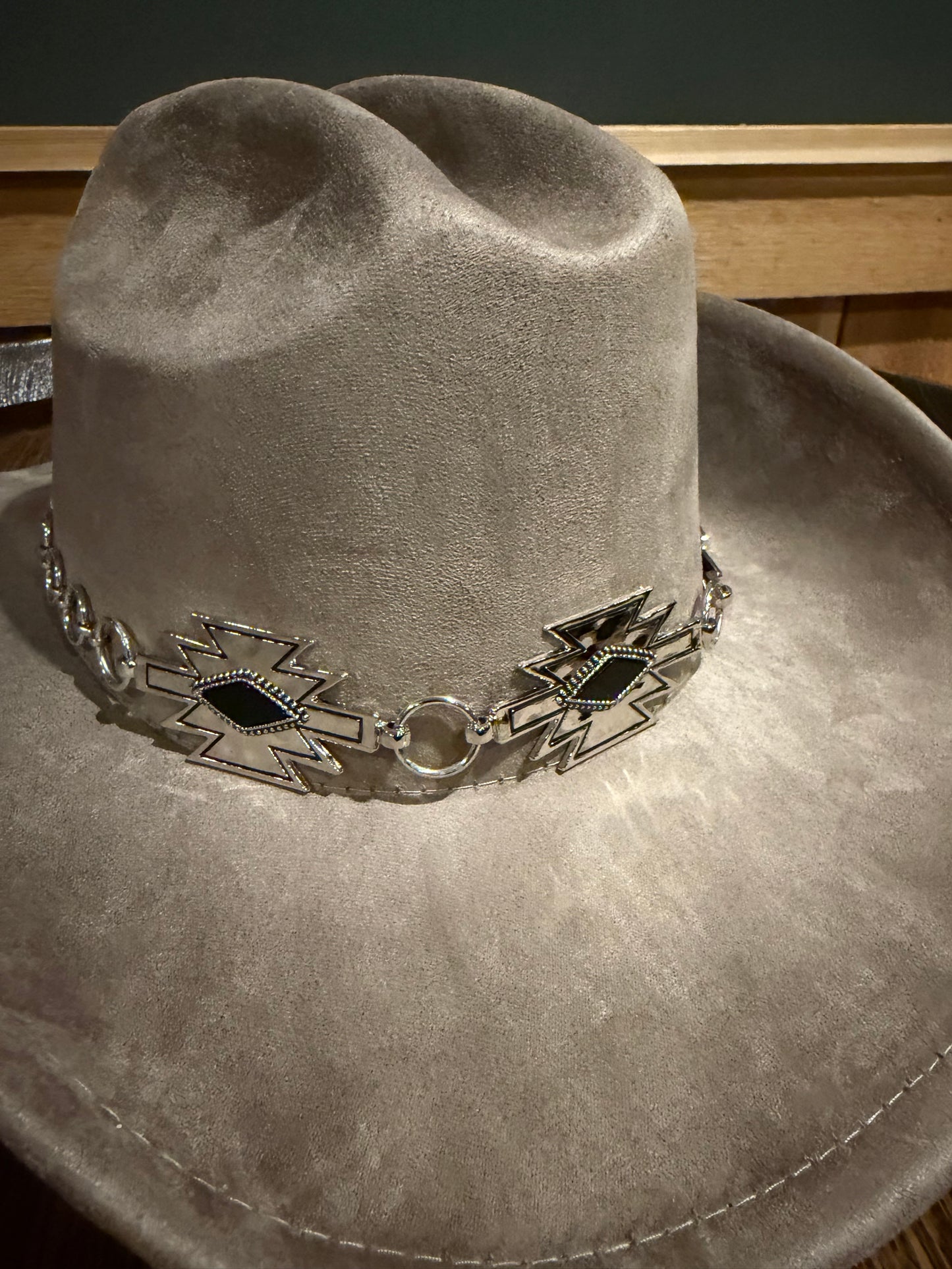 Tan Suede Cowboy Hat