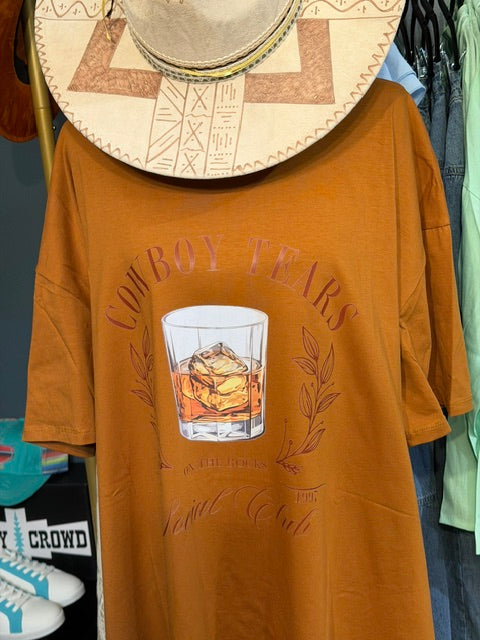 Cowboy Tears Social Club T-shirt Dress