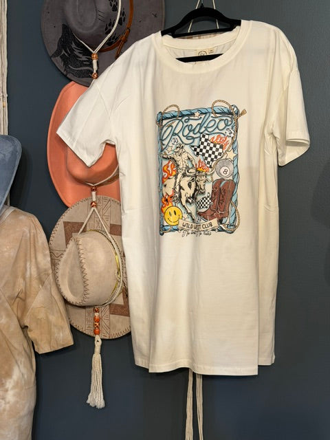 Rodeo Vibes T-shirt Dress