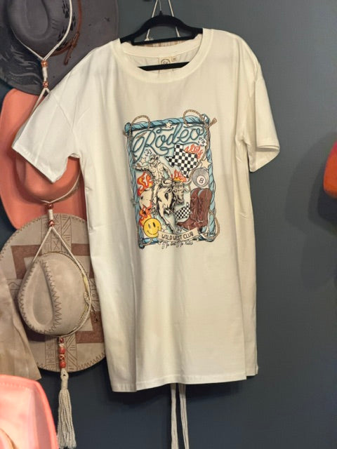 Rodeo Vibes T-shirt Dress