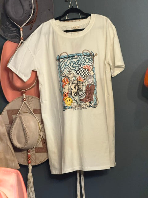 Rodeo Vibes T-shirt Dress